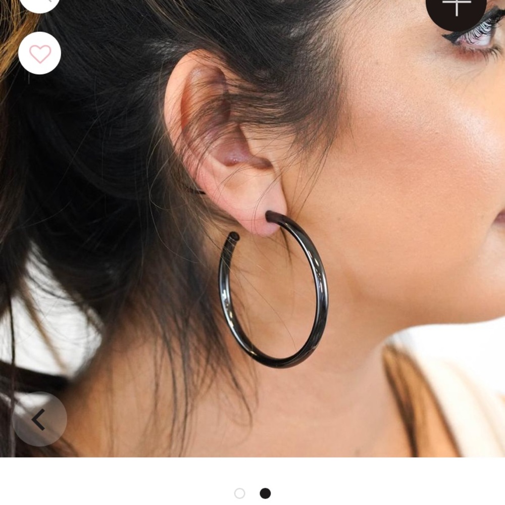 Uncommon James Gunmetal Hoops